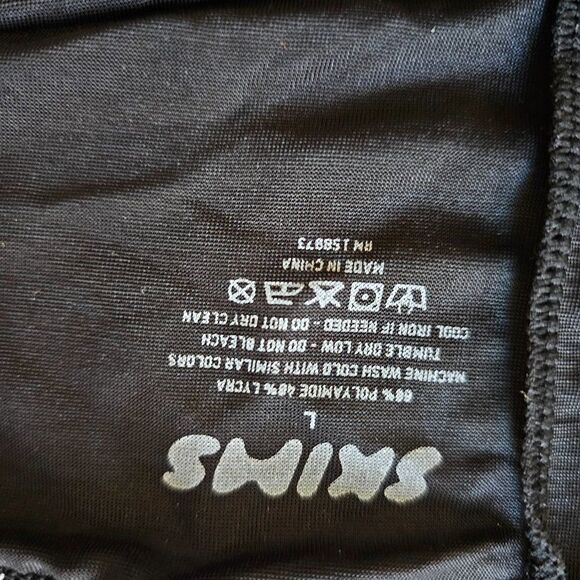 Skims Women's Black Barely There Mid Thigh Short Shapewear Size Large - Picture 13 of 13